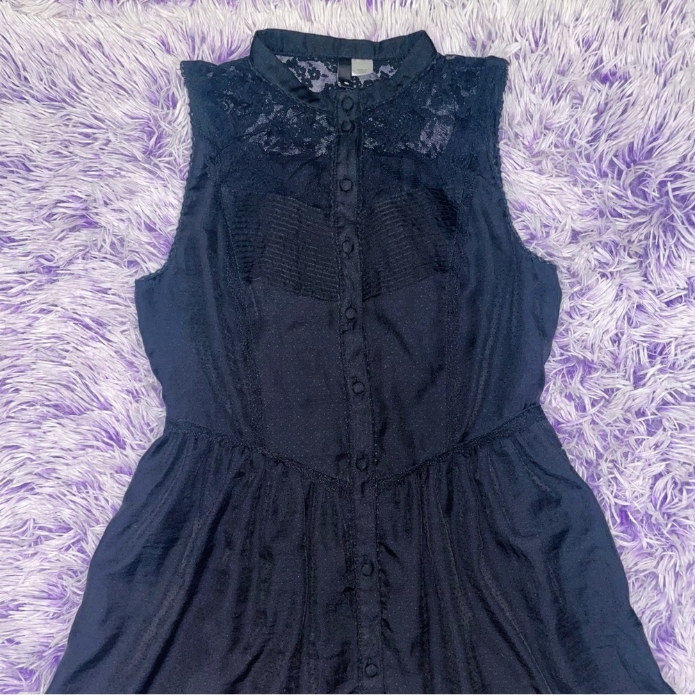 H&M Black Lace Mini Dress